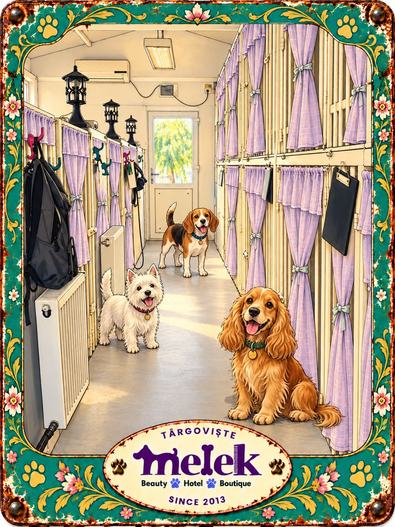Desen retro: Hotelul canin Melek