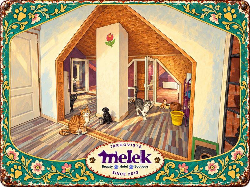 Desen retro: Spre camera pisicilor Melek
