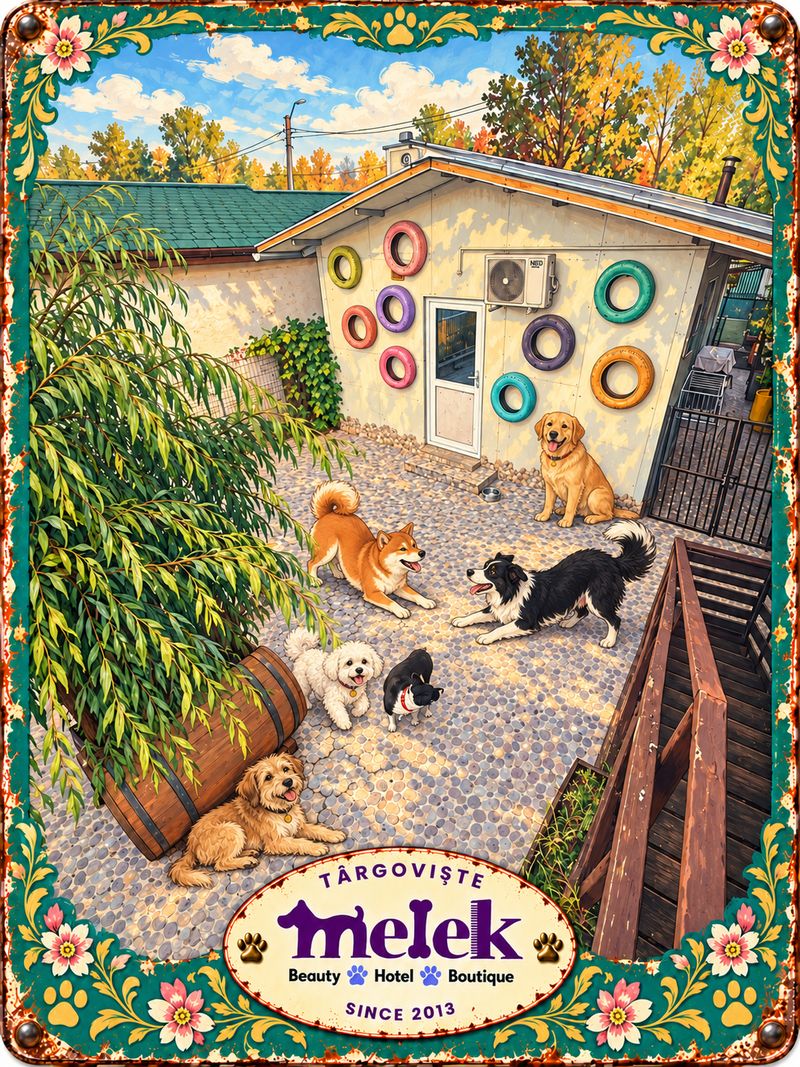 Desen retro: Curtea Melek