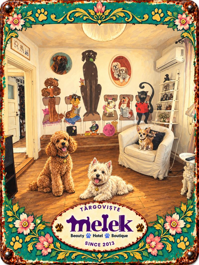 Desen retro: Colțul de așteptare Melek